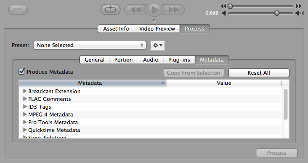 Metadata Management Setttings